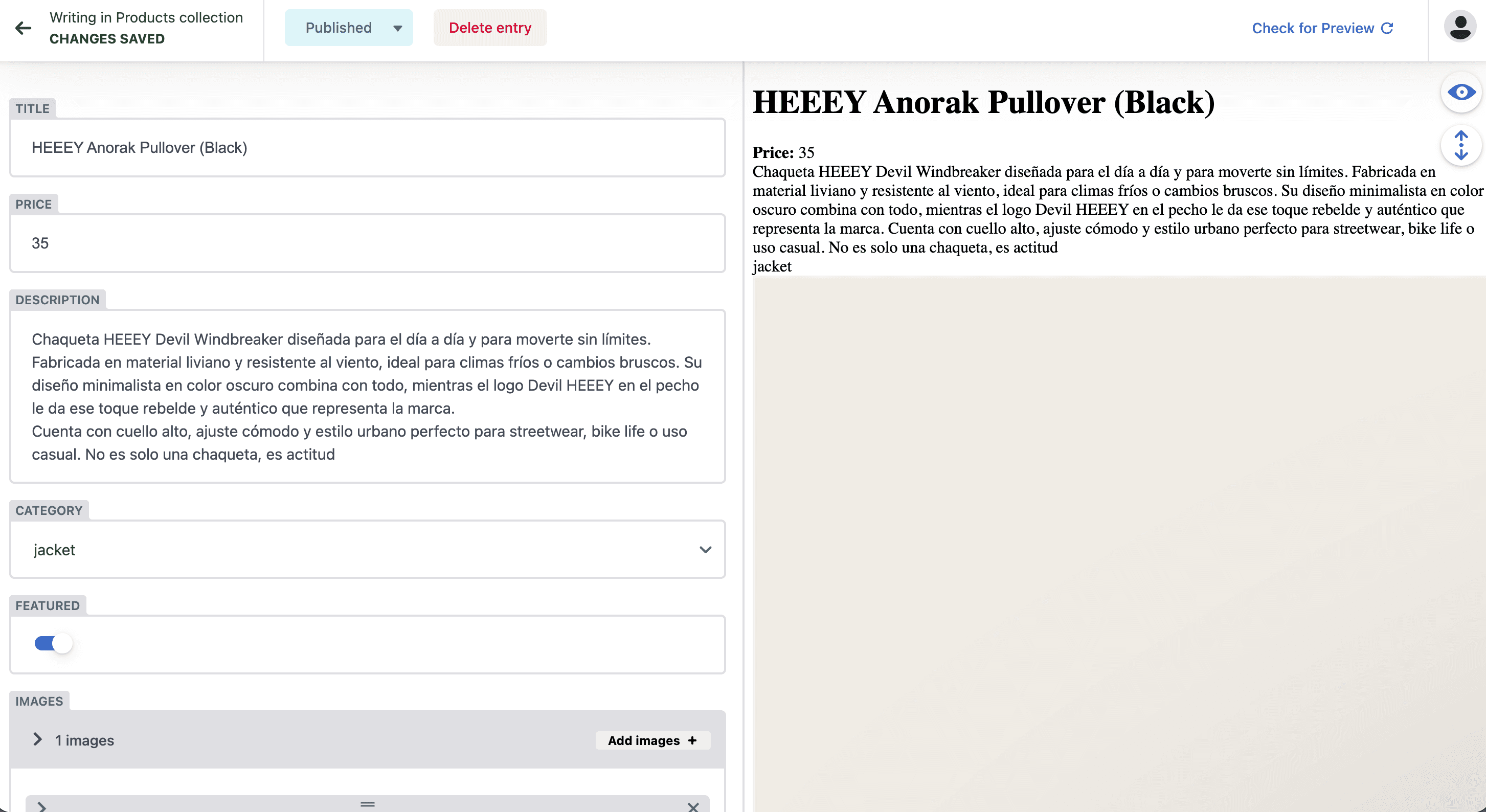 Manejo de Inventario